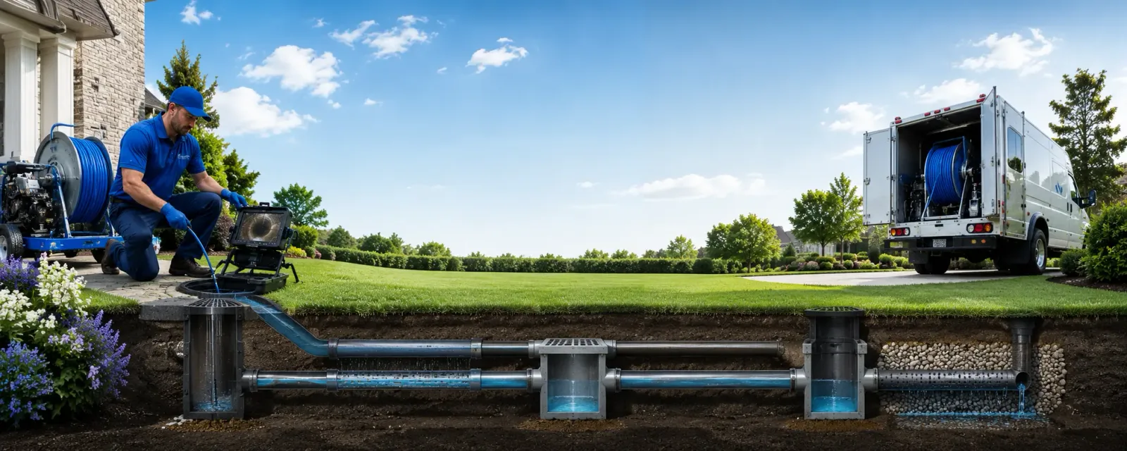 Outdoor drain cleaning information for Deshler, NE